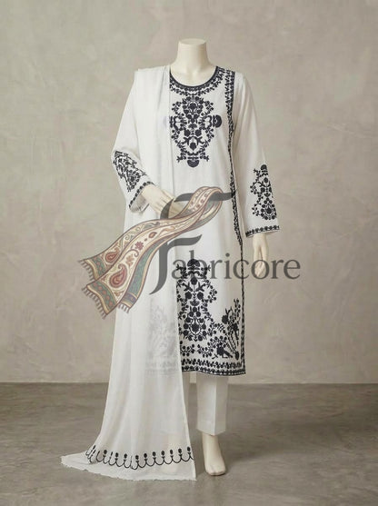 Premium Emb Dhanak 3pc