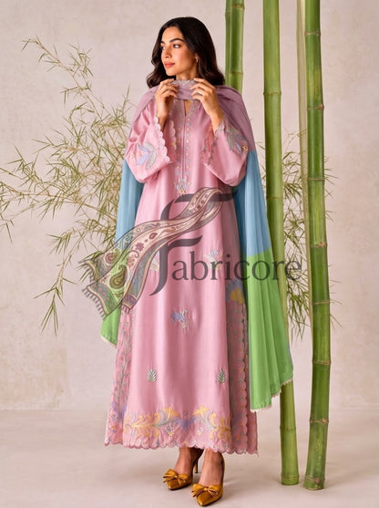 Premium Emb Dhanak 3pc