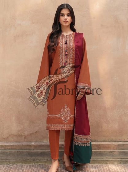 Premium Emb Dhanak 3pc