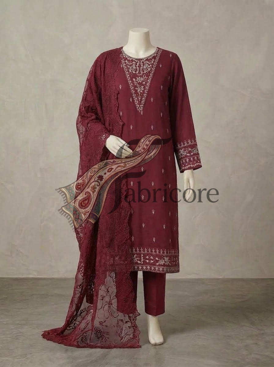 Premium Dhanak 3pc